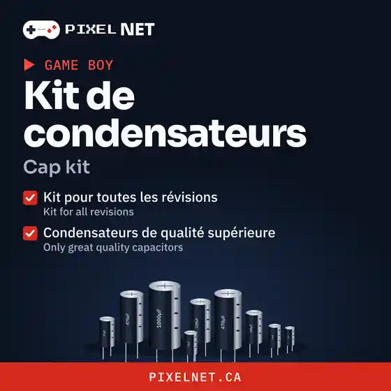 PixelNet cap kit – Game Boy