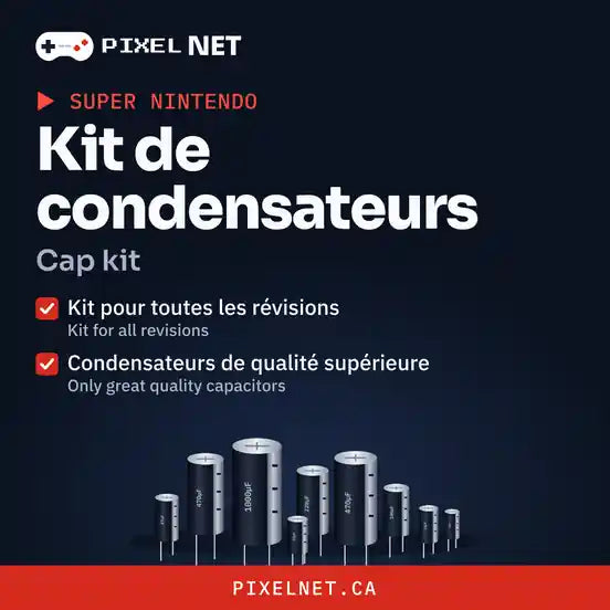 PixelNet cap kit – Super Nintendo