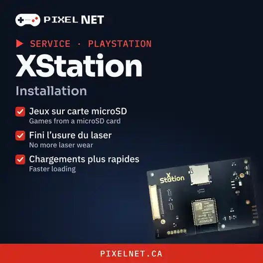 PixelNet – XStation installation service for PlayStation